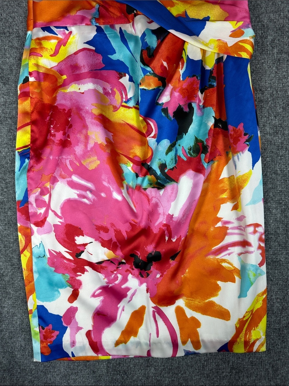 Lauren Ralph Lauren Floral Sleeveless Faux Wrap Midi Dress Women’s Size 8 - Picture 2 of 10
